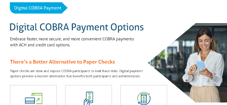COBRA Digital Payment Options